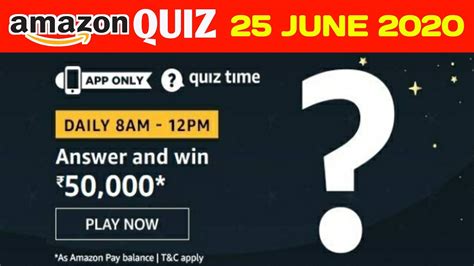 amazon quiz answers today 50,000|The Amazon Quiz Answers Today : Win Rs.50,000 .